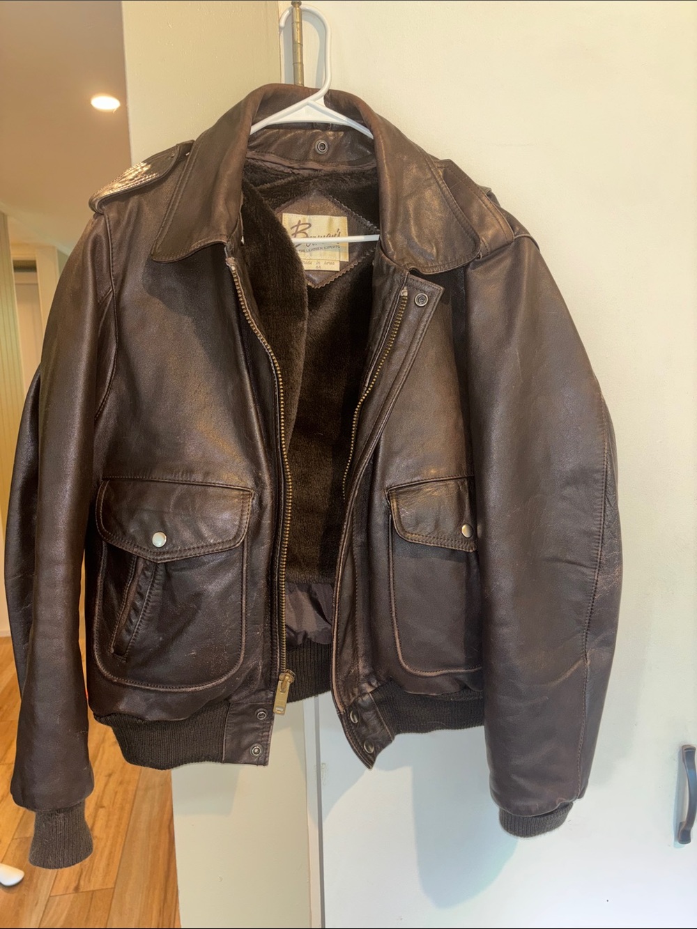 Men’s Berman’s Leather Korean Jacket